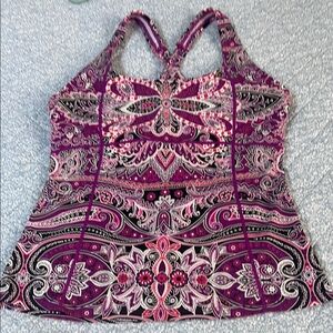 Athleta Vibrant Paisley Swim Camisole